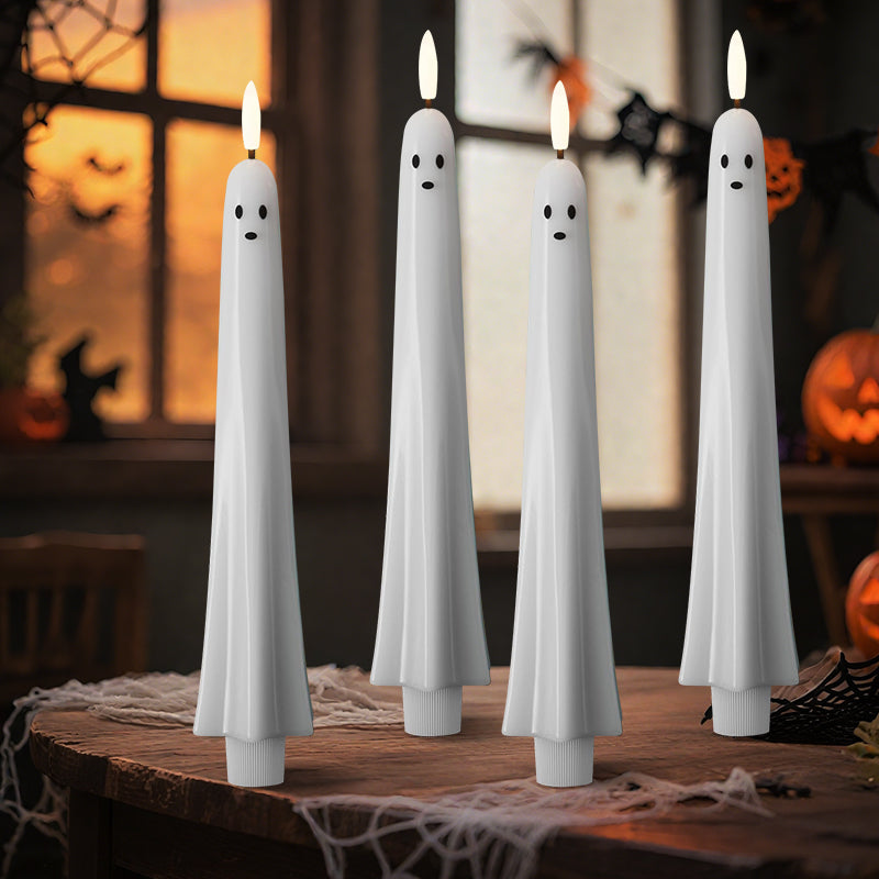 ๐๐ป Op afstand bedienbare spookkaars met 3D vlammende lont ๐ป๐