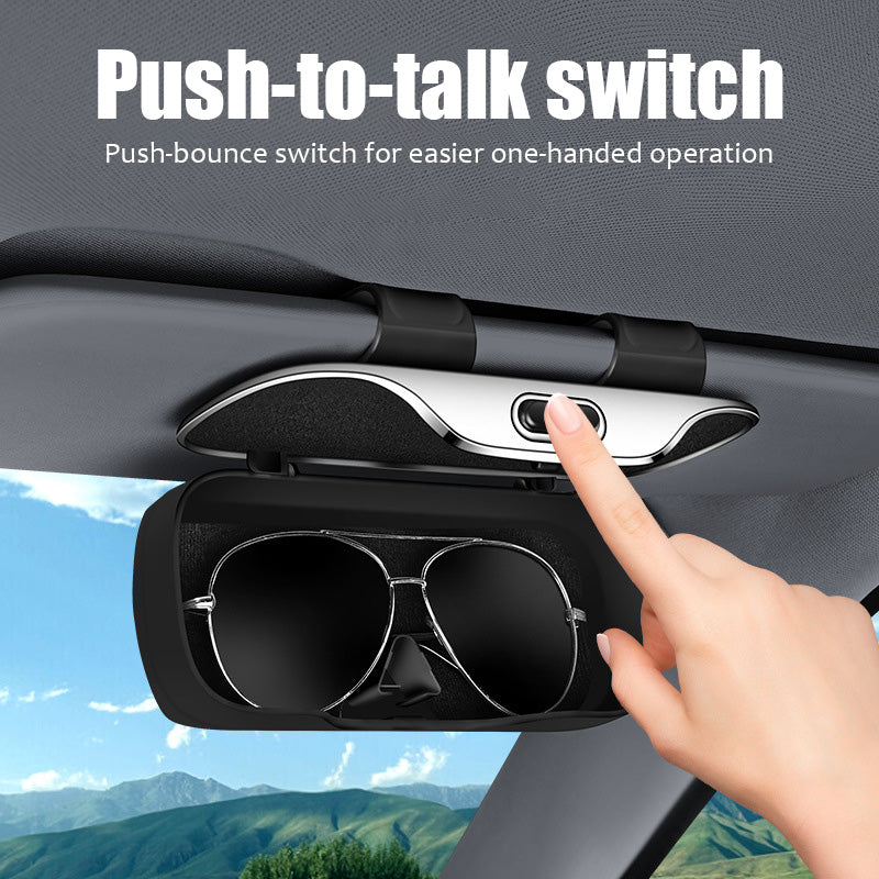 Multifunctionele zonnebrillenkoker voor in de auto
