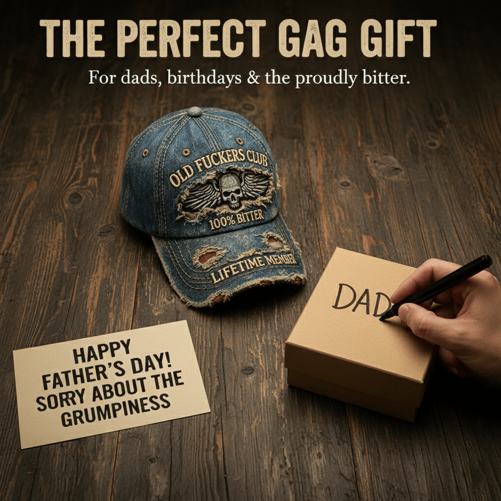 🧢Old F*ckers Club – Czapka baseballowa vintage