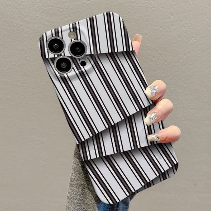 🌈Kleurcontrast Gestreepte Film Telefoonhoesje📱