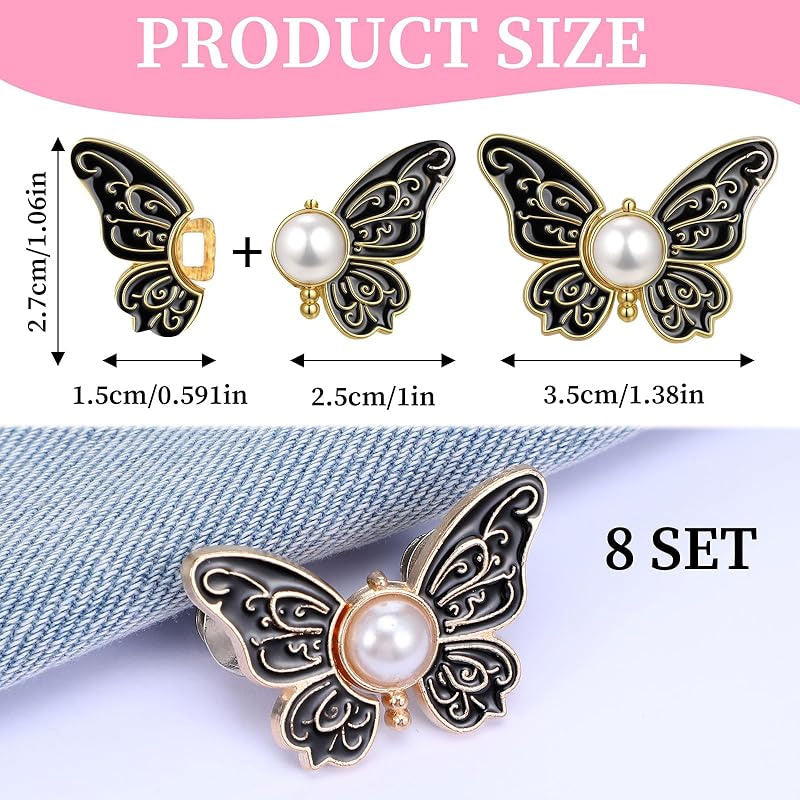 Parel vlinder taille gesp🦋