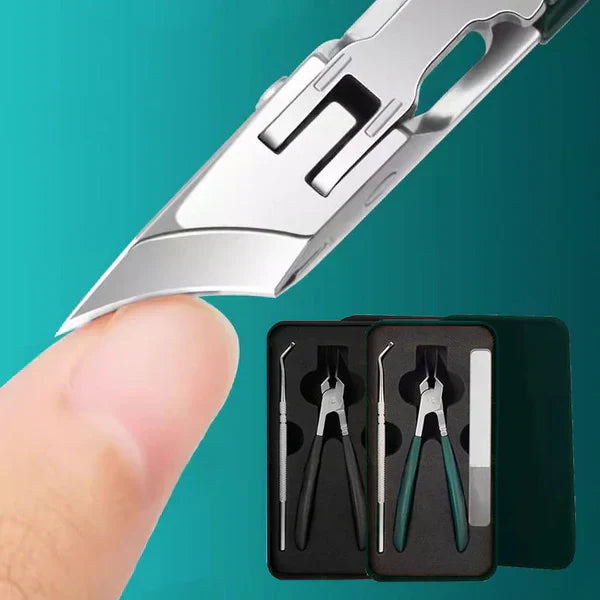 Antislip nagelknipper met afgeschuinde rand, set van 3