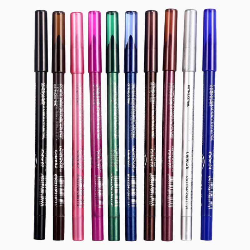💕10 gekleurde eyeliner gelpennen