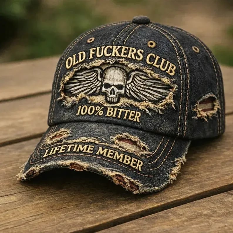 🧢Old F*ckers Club – Czapka baseballowa vintage