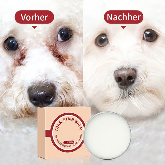👀✨PET tårfläcksskyddande kräm & borstset 🐱🐶 för hundar och katter