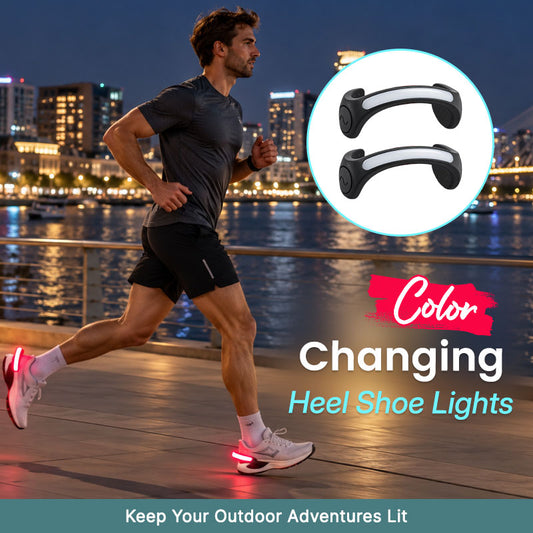 🏃‍♂️LED-Fersenlichter für Schuhe – Sichtbarkeitslichter zum Laufen und Gehe