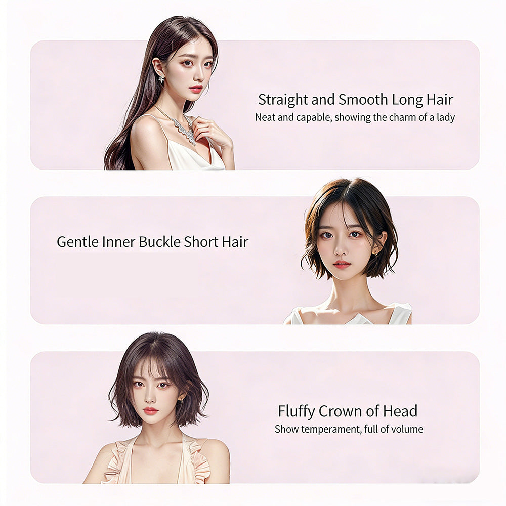 💇‍♀️Przenośna mini szczotka prostująca włosy z jonami ujemnymi
