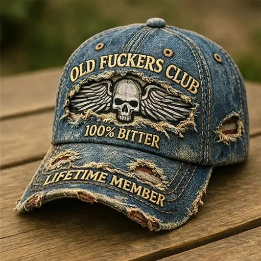 🧢Old F*ckers Club – Czapka baseballowa vintage