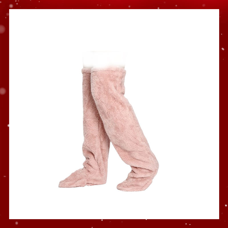 Ganzendons kniekousen voor Kerstmis