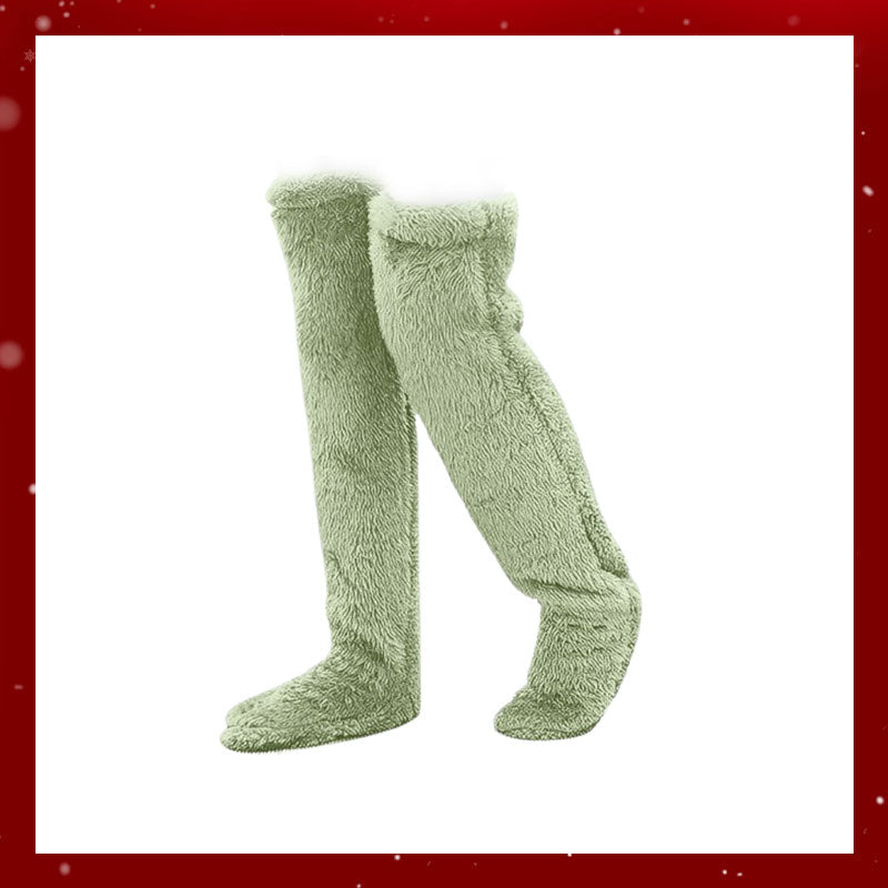 Ganzendons kniekousen voor Kerstmis