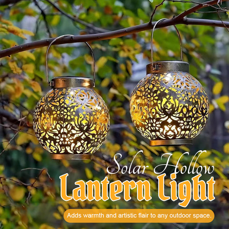 ✨ Lampa solarna w kształcie pustego latarenki✨