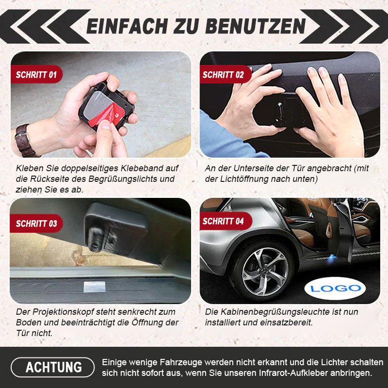 🎄Christmas promotie: 49% korting!🎄HD auto welkom licht