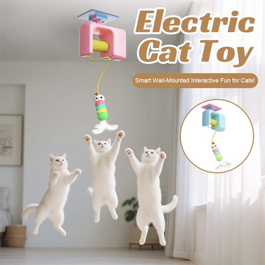 🎯 Elektrisch katten speelgoed – Slimme, interactieve speelervaring voor katten aan de muur!
