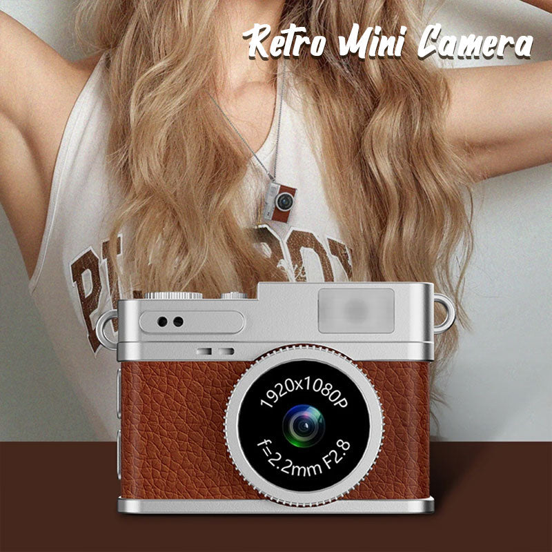 📸✨ Retro Mini Aparat – Kompaktowy aparat w stylu vintage do robienia ostrych, spontanicznych zdjęć! ✨🎞️