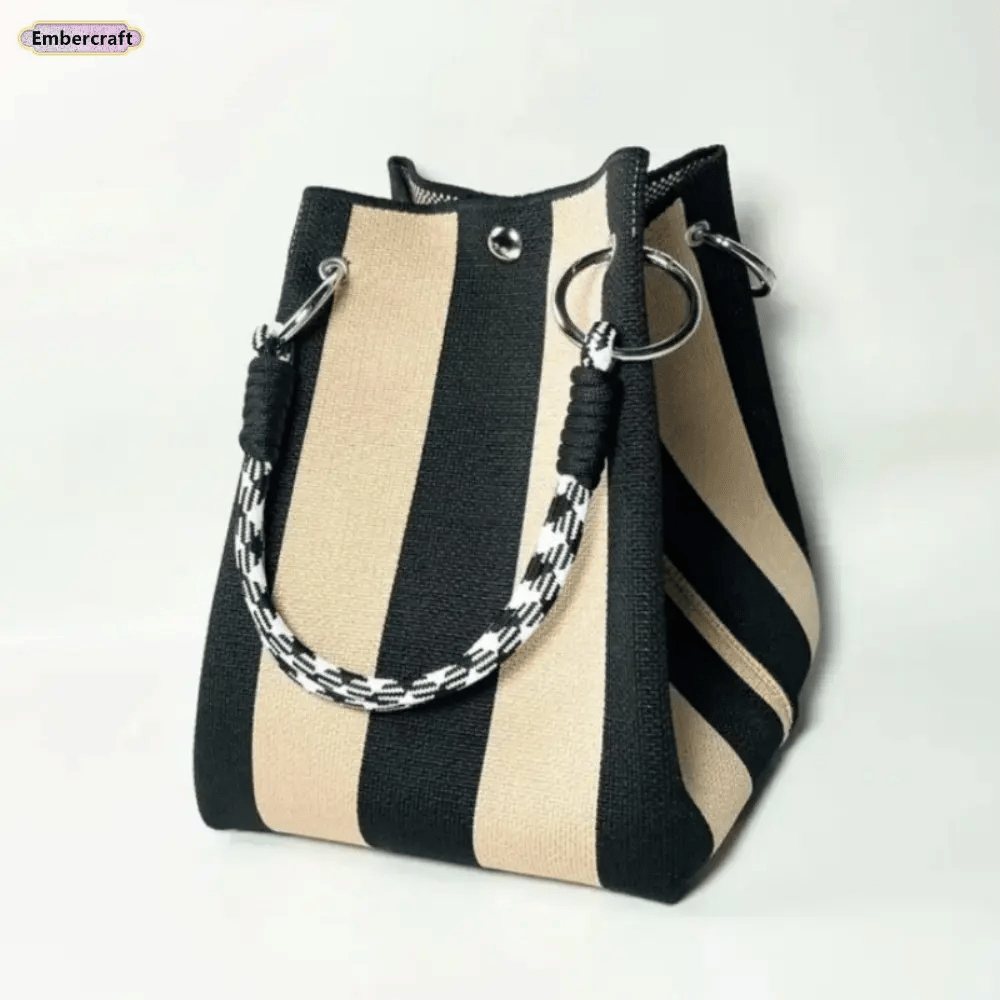 Torba typu bucket w stylu boho dla kobiet, ręcznie robiona na szydełku torba na ramię, lekka torba plażowa na lato, idealna do podróży, na co dzień i na wakacj
