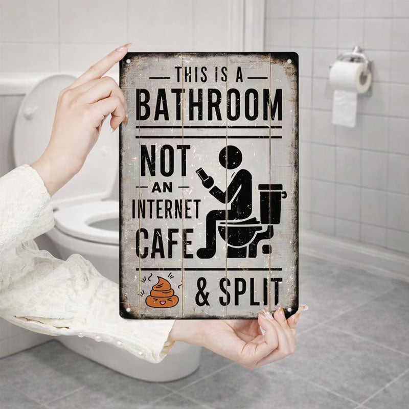 🚽 To jest łazienka, a nie kawiarenka internetowa