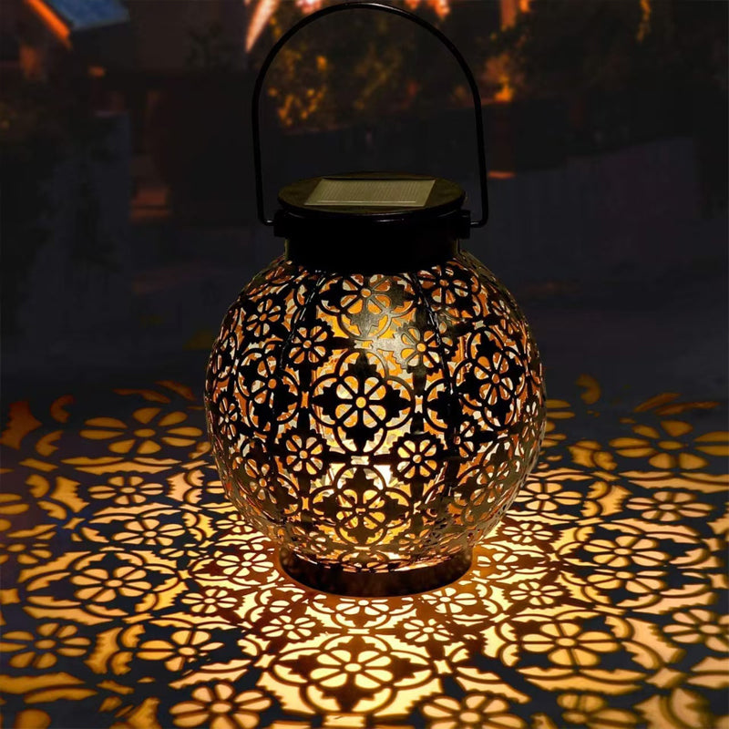 ✨ Lampa solarna w kształcie pustego latarenki✨