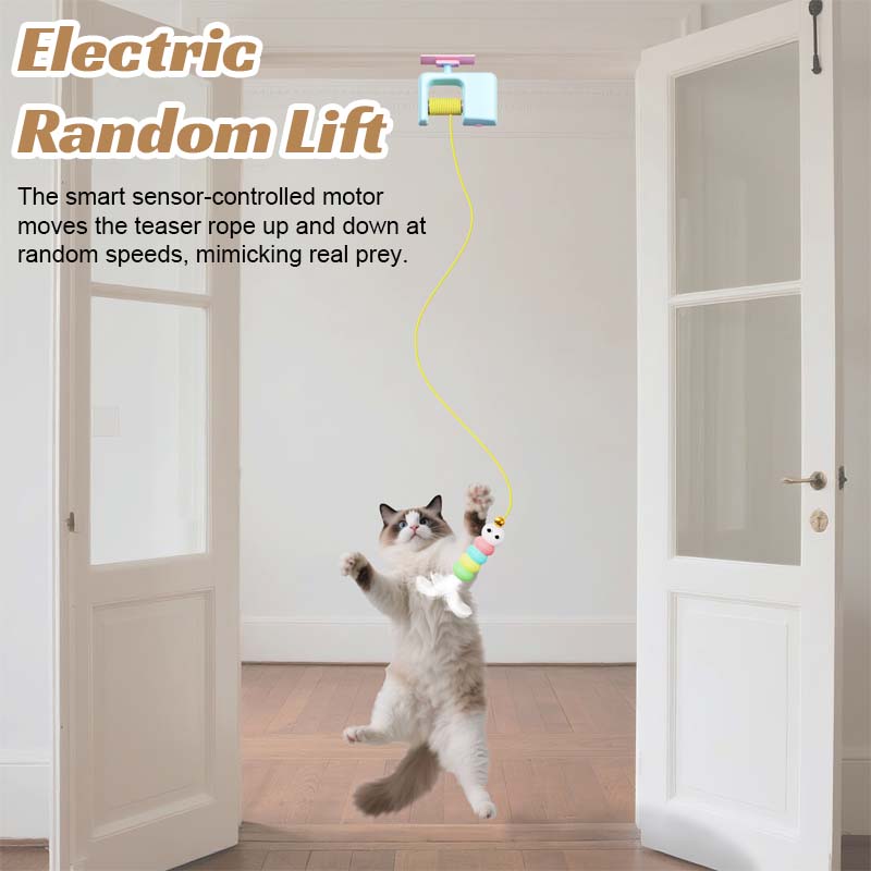 🎯 Elektrisch katten speelgoed – Slimme, interactieve speelervaring voor katten aan de muur!
