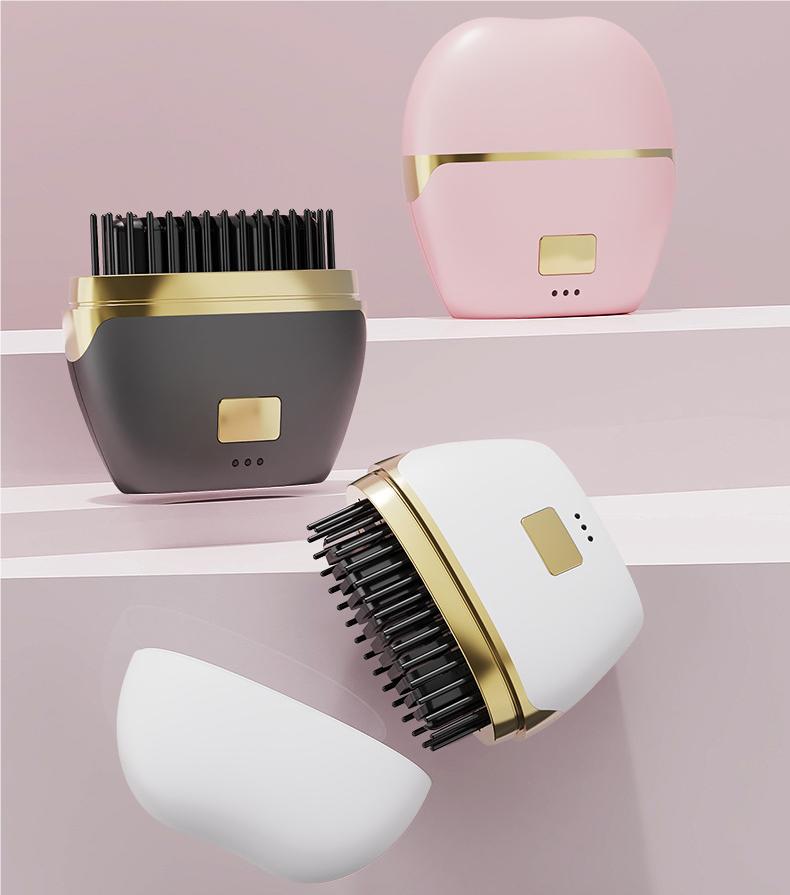 💇‍♀️Przenośna mini szczotka prostująca włosy z jonami ujemnymi