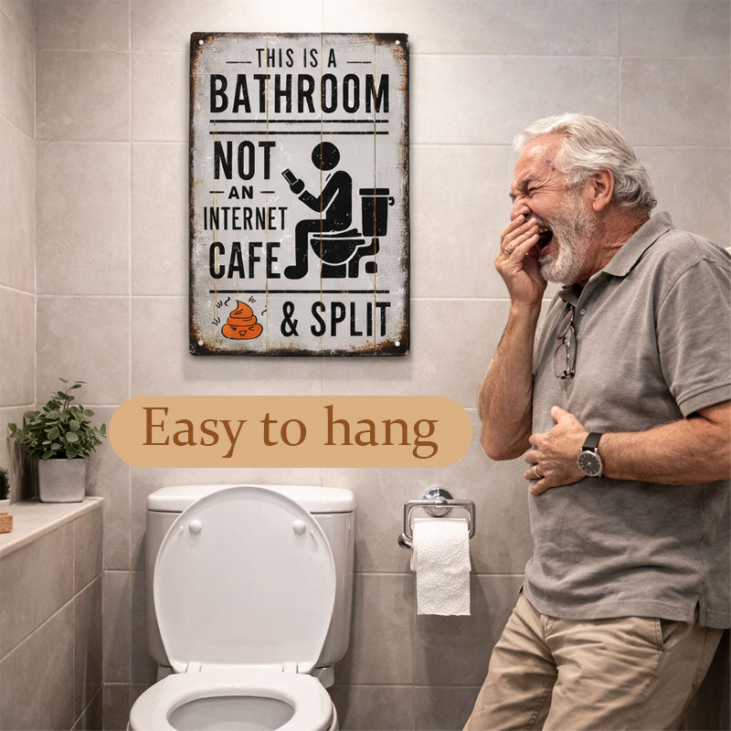 🚽 To jest łazienka, a nie kawiarenka internetowa