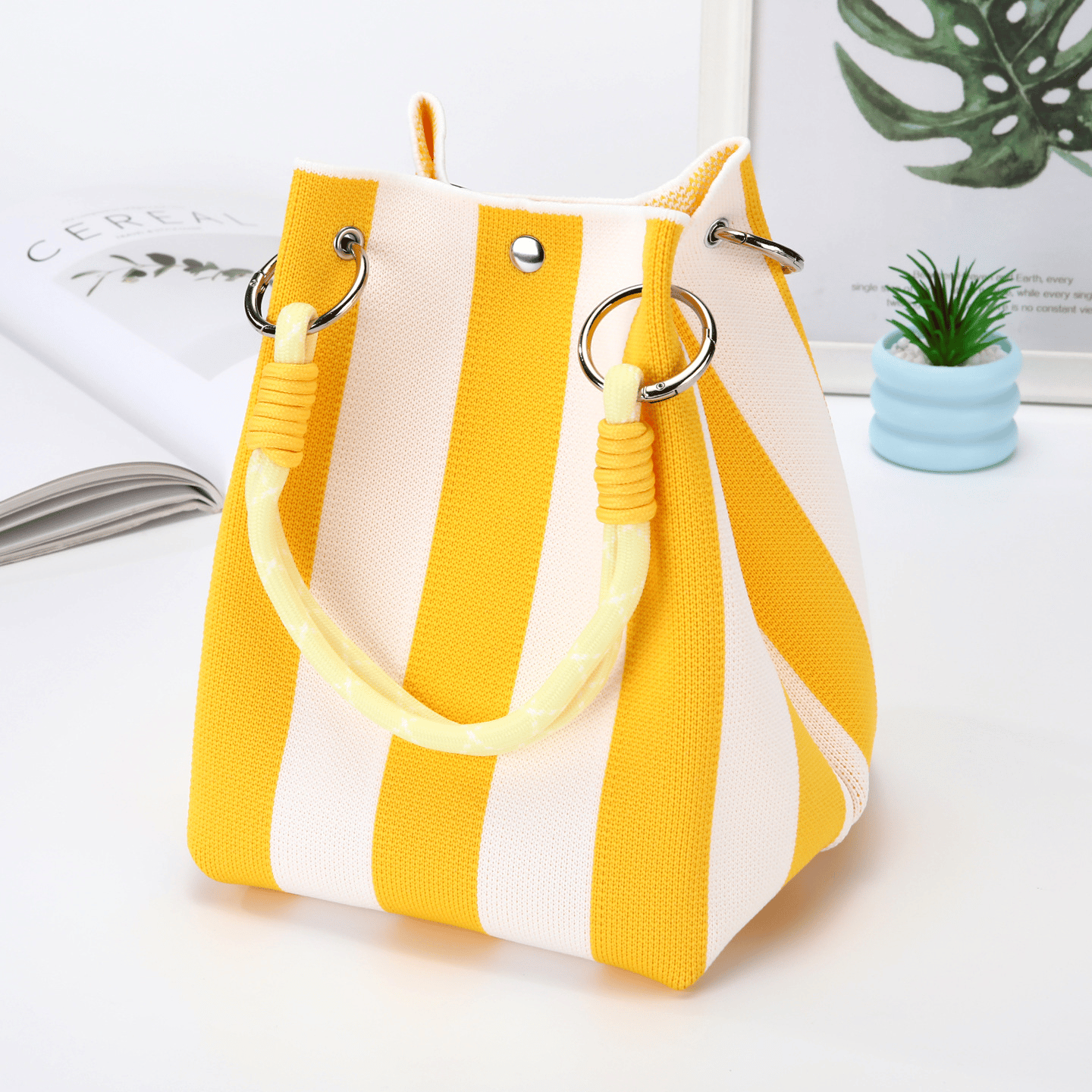 Torba typu bucket w stylu boho dla kobiet, ręcznie robiona na szydełku torba na ramię, lekka torba plażowa na lato, idealna do podróży, na co dzień i na wakacj