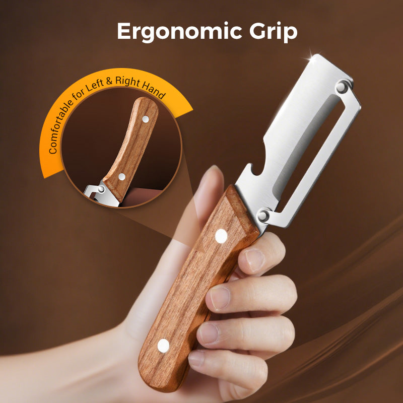 🥕 KUP 2, OTRZYMAJ 1 GRATIS! 🔥 Wielofunkcyjna obieraczka do warzyw do kuchni – ostrze ze stali nierdzewnej, ergonomiczny uchwyt, idealna do owoców i warzyw ✨