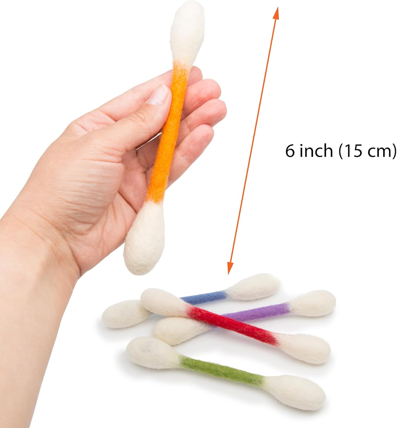 🐾Duże zabawki z wacików z kocimiętką (15 cm) – ręcznie robione, trwałe, bezpieczne i zabawn