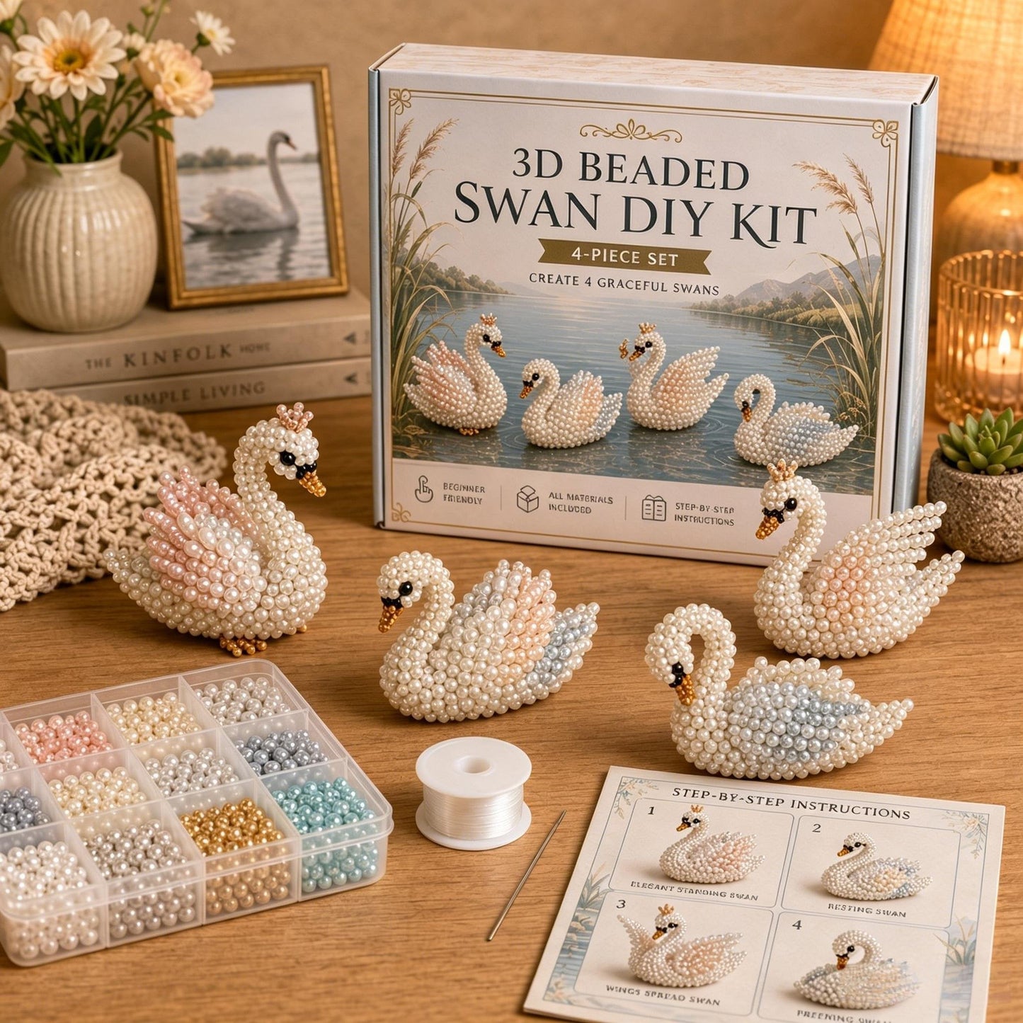 🧵✨ Mały zestaw DIY z koralikowymi zwierzątkami 3