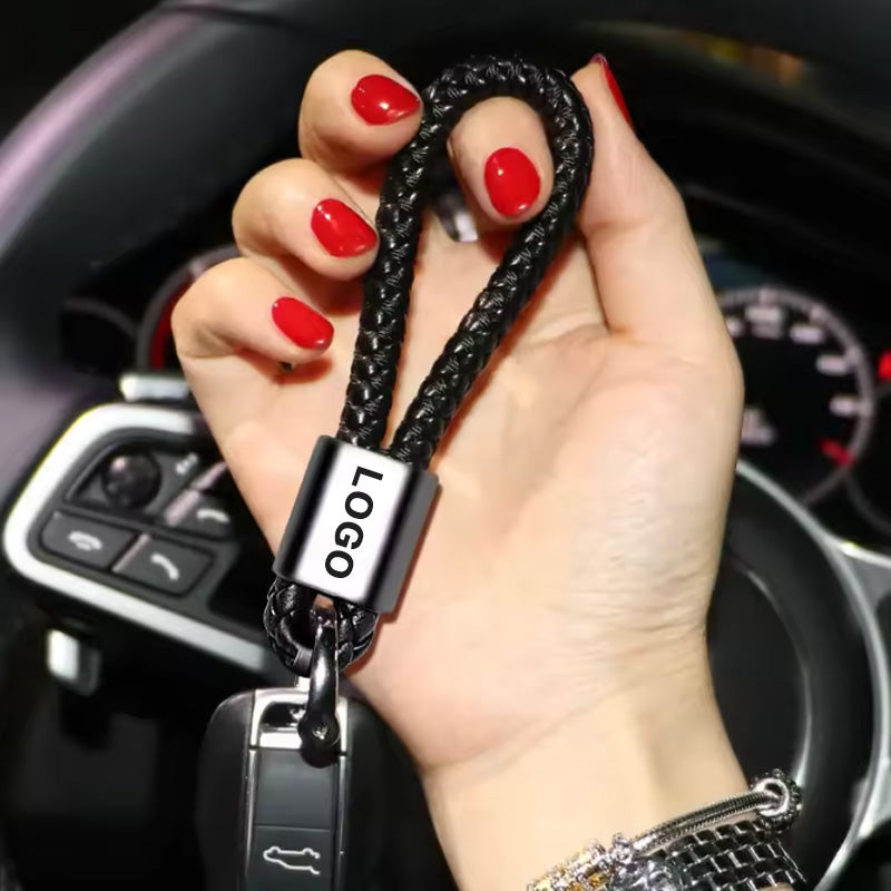 Gevlochten touw sleutelhanger