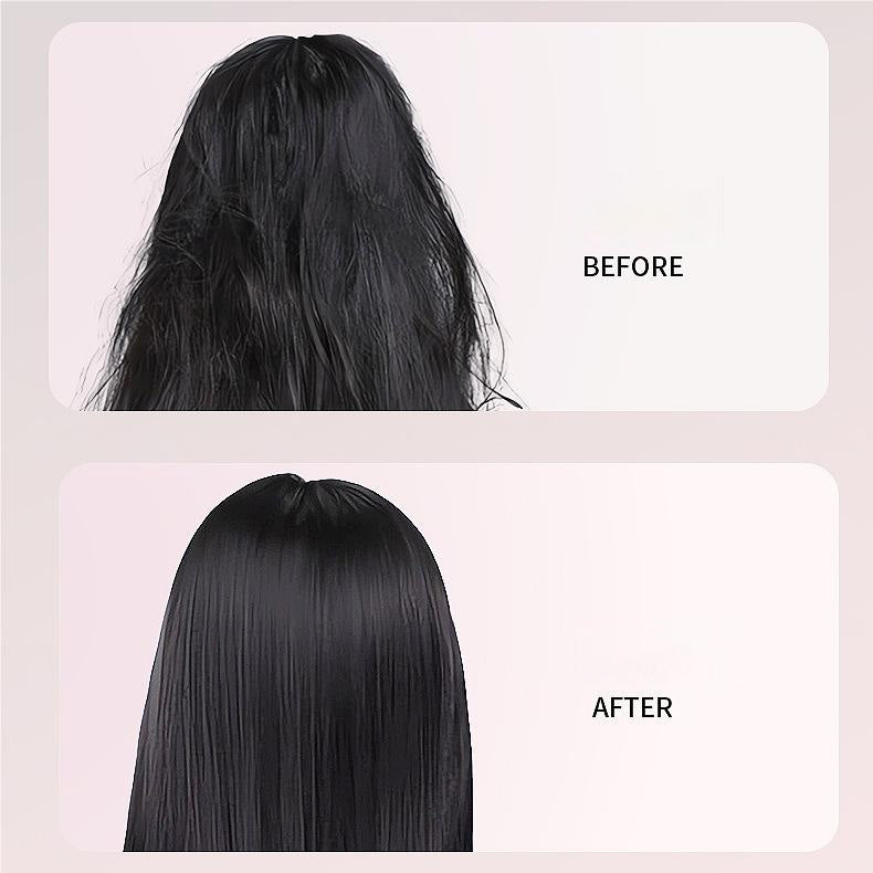 💇‍♀️Przenośna mini szczotka prostująca włosy z jonami ujemnymi