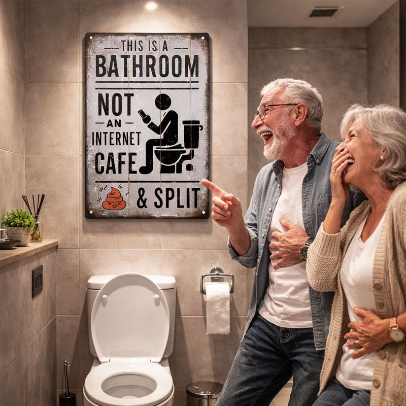 🚽 To jest łazienka, a nie kawiarenka internetowa