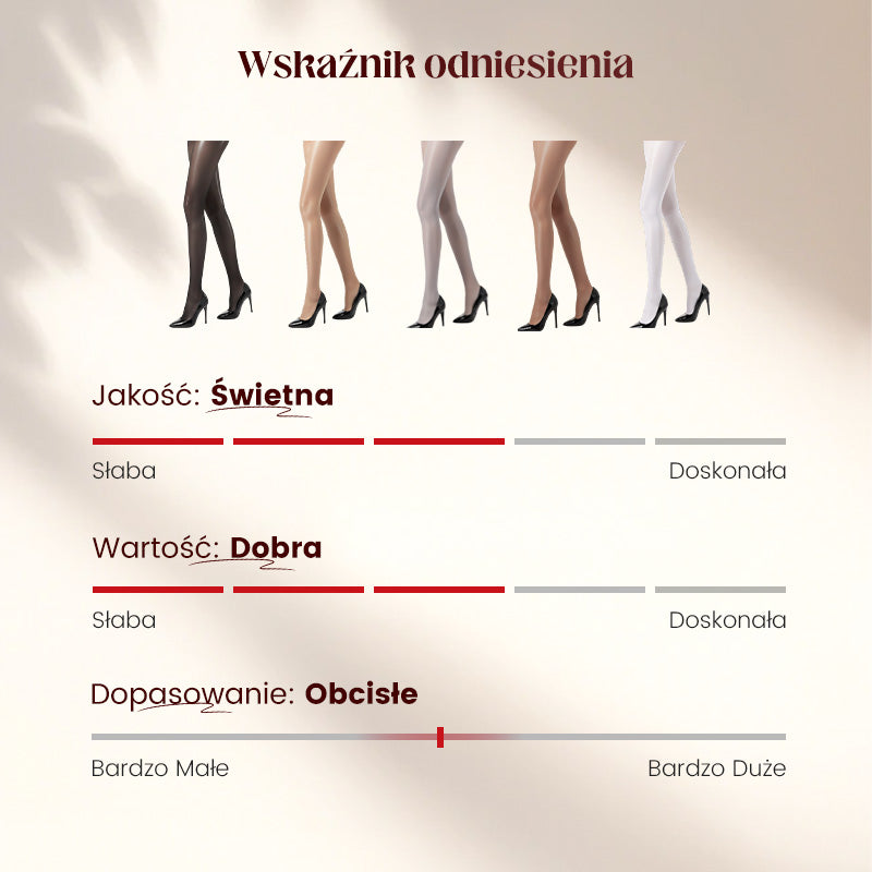 ✨Błyszczące przezroczyste rajstopy damskie - odporne na rozdarcia i antypoślizgowe