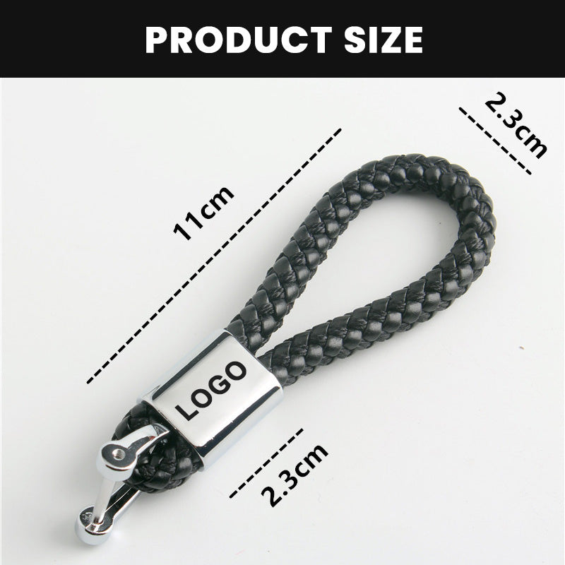 Gevlochten touw sleutelhanger