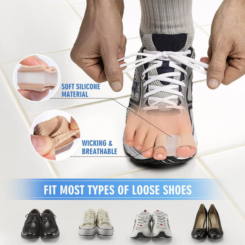🦶✨ Toe Separator & Bunion Corrector – Smärtfri Hallux Valgus & Overlapping Toe Relief för Damer & Herrar! ✨👟