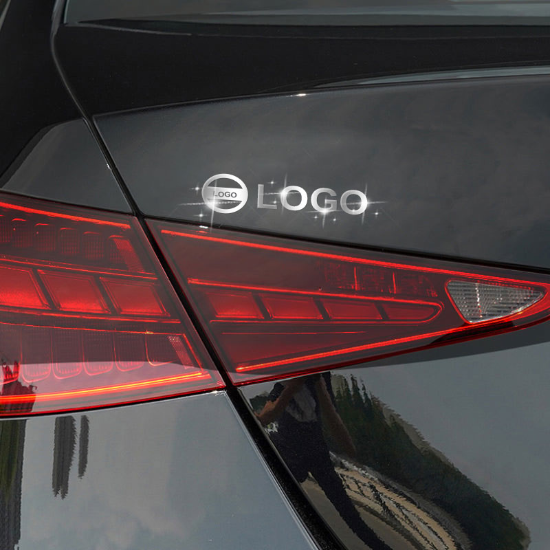 Metalen embleem auto aangepaste sticker
