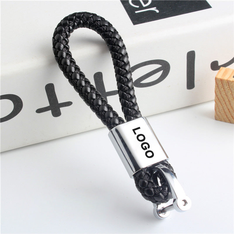 Gevlochten touw sleutelhanger