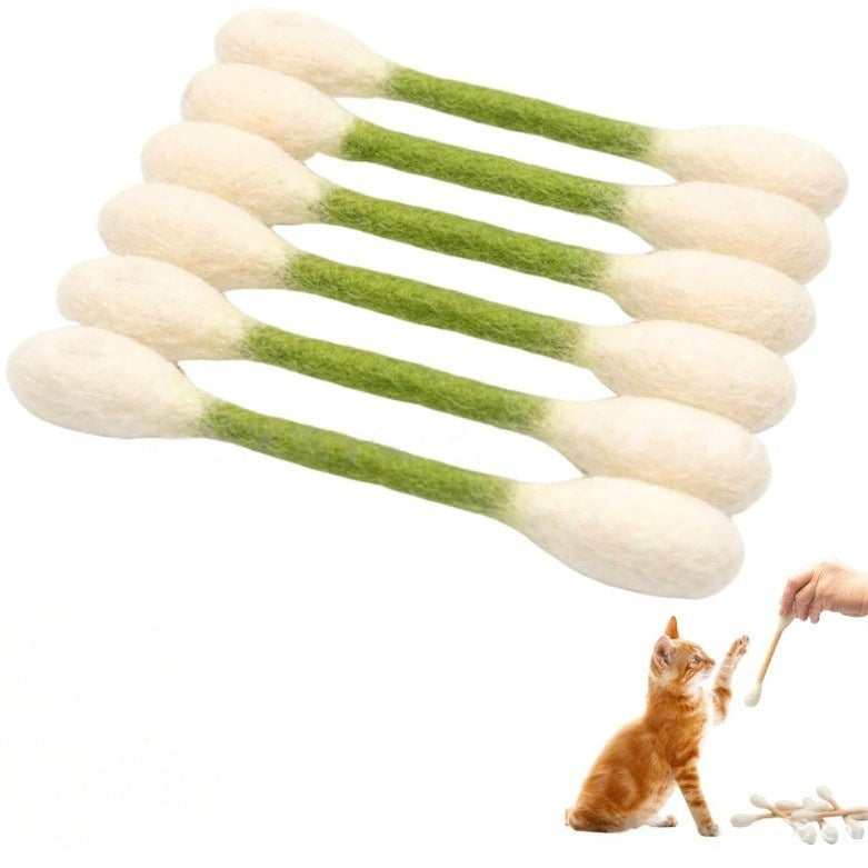🐾Duże zabawki z wacików z kocimiętką (15 cm) – ręcznie robione, trwałe, bezpieczne i zabawn