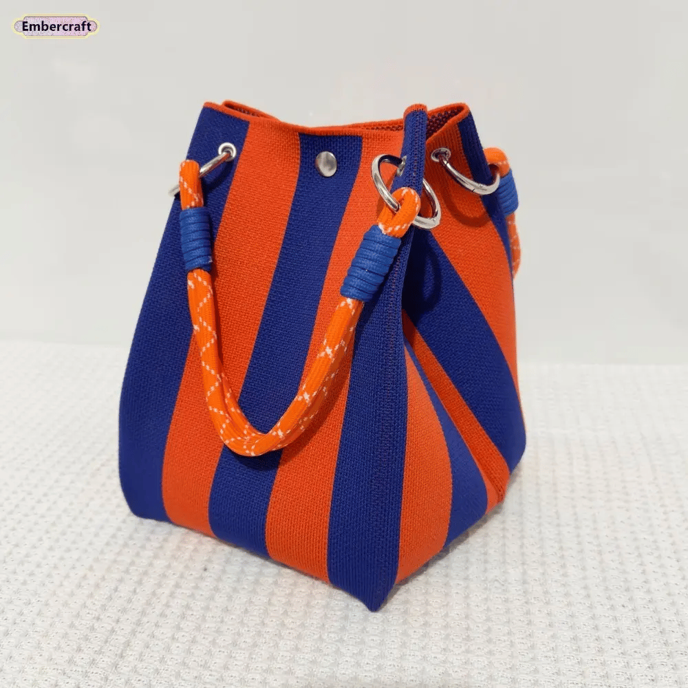 Torba typu bucket w stylu boho dla kobiet, ręcznie robiona na szydełku torba na ramię, lekka torba plażowa na lato, idealna do podróży, na co dzień i na wakacj