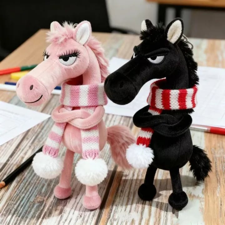 🐎Maskotka na szczęście Roku Konia — noworoczny prezent na szczęście 202