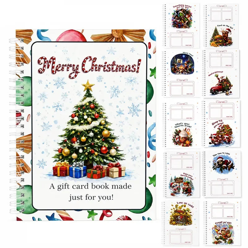 🔥🎁70 % RABATT!!! – Bereit für Weihnachten! 🎅 Weihnachtskartenheft – 👍 DIY-Heft mit Spiralbindung für Weihnachtskarten