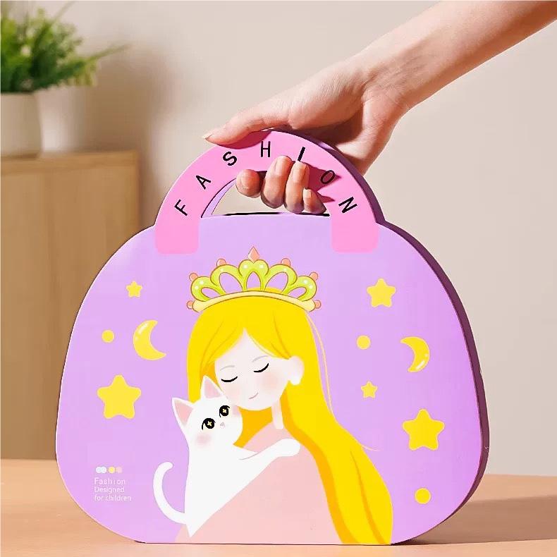 👸Zestaw do samodzielnego wykonania „Księżniczka”: makijaż, zdobienie diamentami i przebieranki