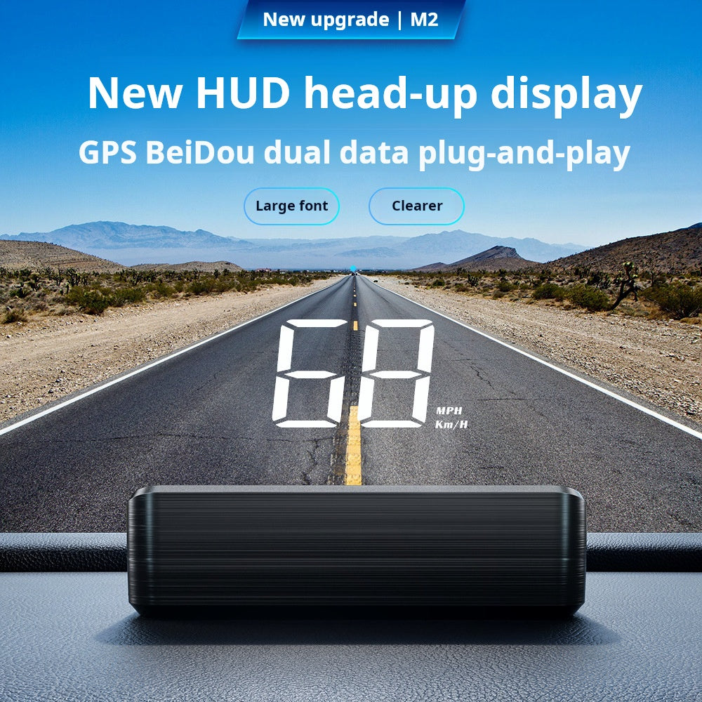 Head-Up-Display (HUD) – Auto-GPS – Digitaler Tachometer