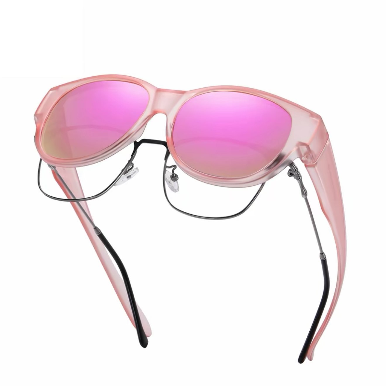 🕶 Nowe okulary przeciwsłoneczne w kształcie kocich oczu w bardzo dużym rozmiarze, z soczewkami polaryzacyjnymi i ochroną UV40