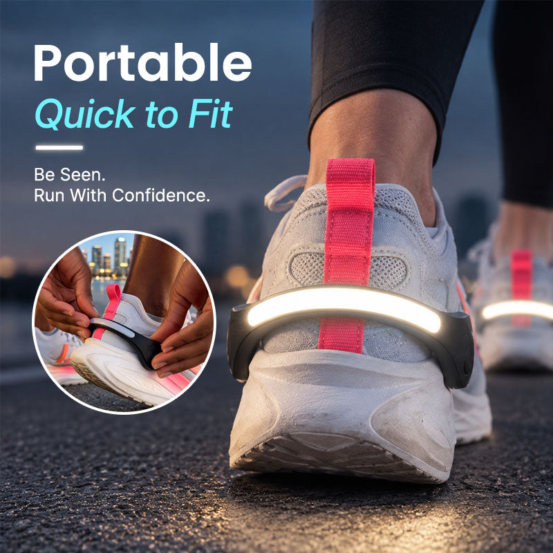 🏃‍♂️LED-Fersenlichter für Schuhe – Sichtbarkeitslichter zum Laufen und Gehe