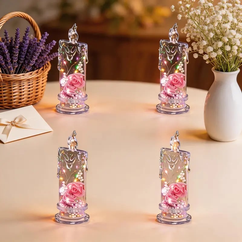 💖 Oferta ograniczona czasowo z okazji Dnia Matki 🌹 Lampa w kształcie róży