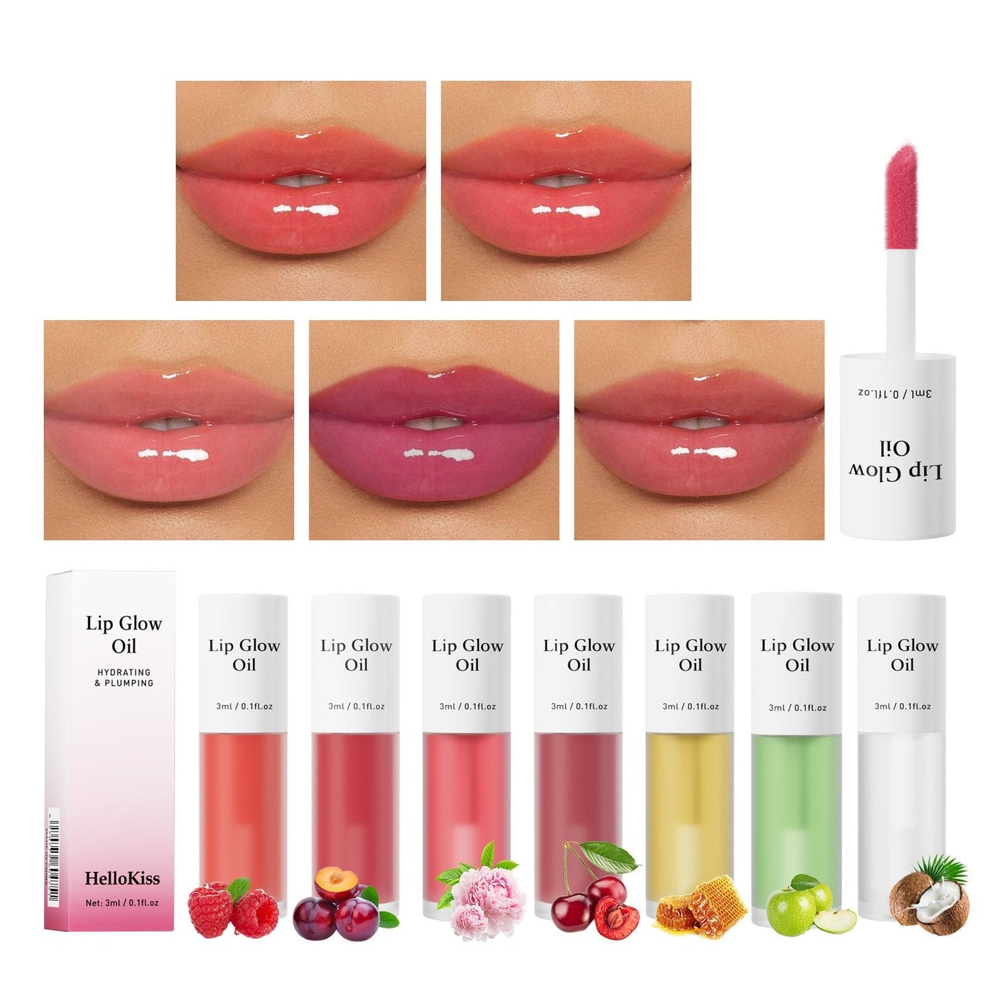 Koreański olejek do ust 😍💄 Kolor utrzymuje się cały dzie