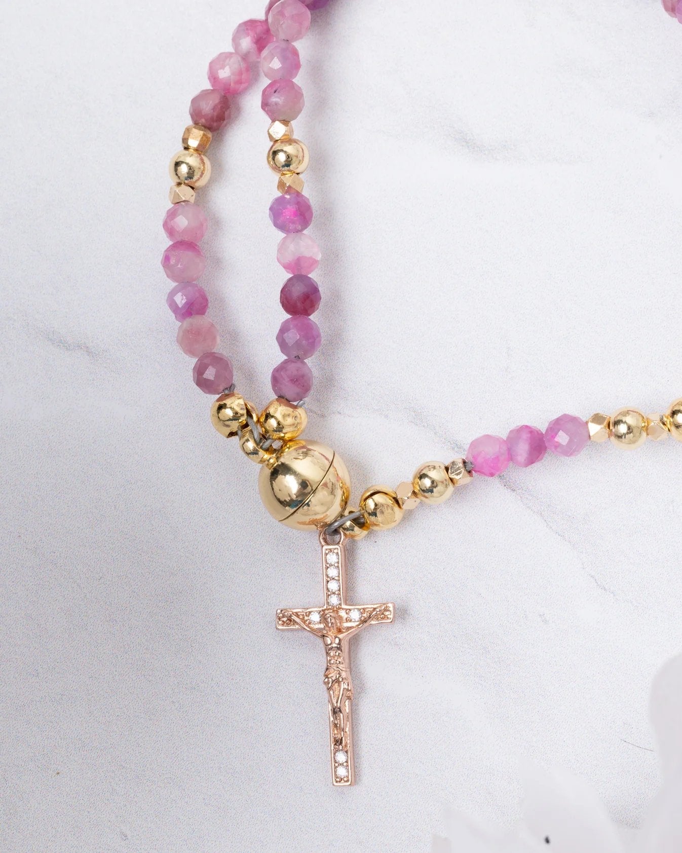 🔥Oferta ograniczona czasowo, trwająca ostatnie 24 godziny🔥 49% zniżki - ✝️Ręcznie robione bransoletki różańcowe📿