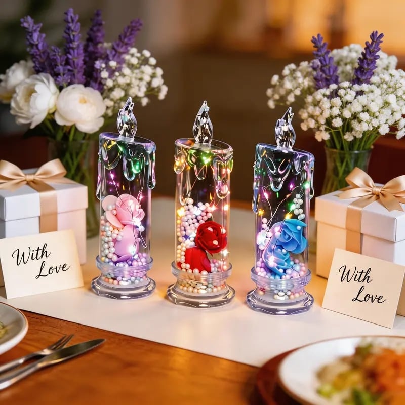 💖 Oferta ograniczona czasowo z okazji Dnia Matki 🌹 Lampa w kształcie róży