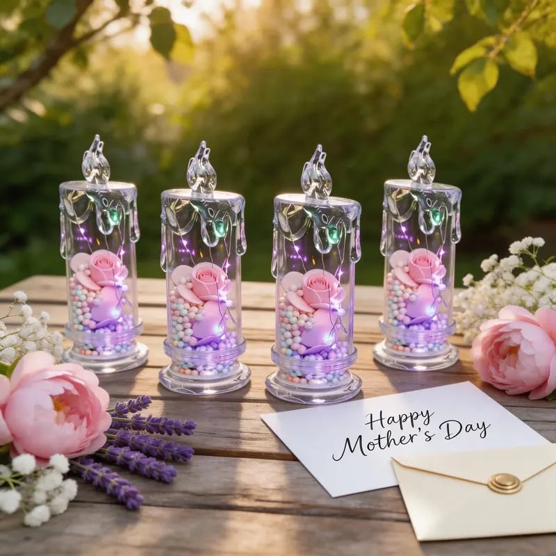 💖 Oferta ograniczona czasowo z okazji Dnia Matki 🌹 Lampa w kształcie róży