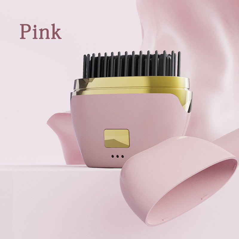 💇‍♀️Przenośna mini szczotka prostująca włosy z jonami ujemnymi